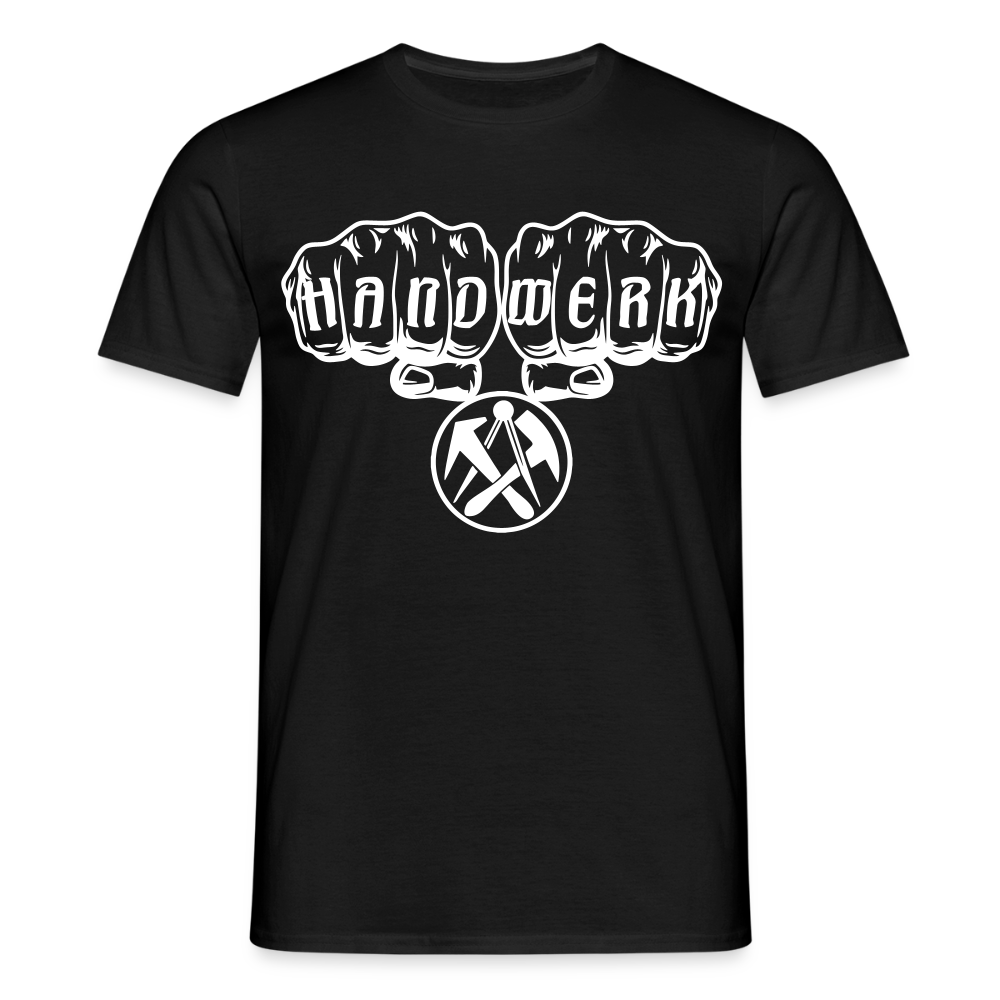 Unisex T-Shirt "Dachdecker" Schwarz Männer T-Shirt