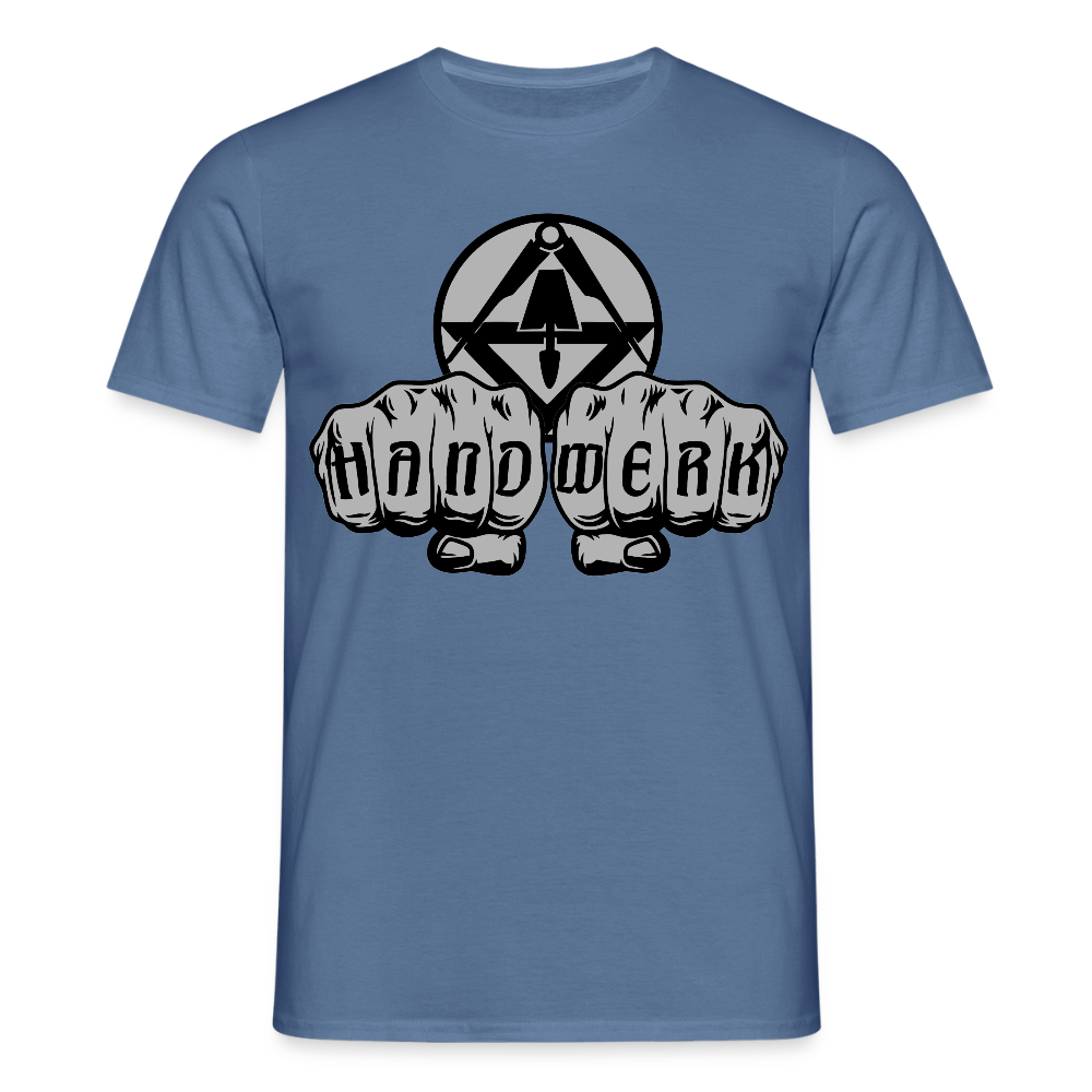 Unisex T-Shirt "Stuckateur" - Taubenblau