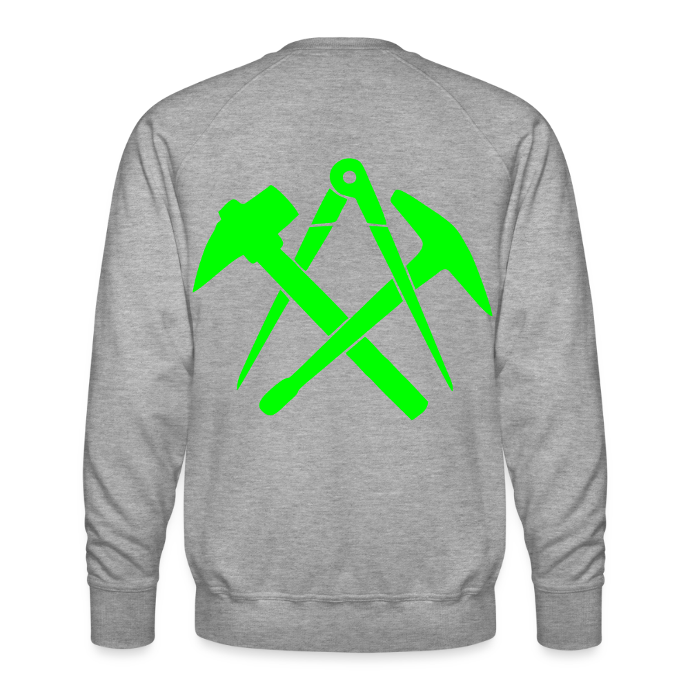 Unisex Premium Pullover "Dachdecker" neongrün Männer Premium Pullover