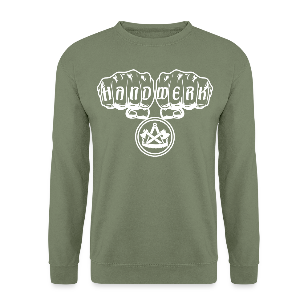 Unisex Pullover "Zimmermann" - Armeegrün