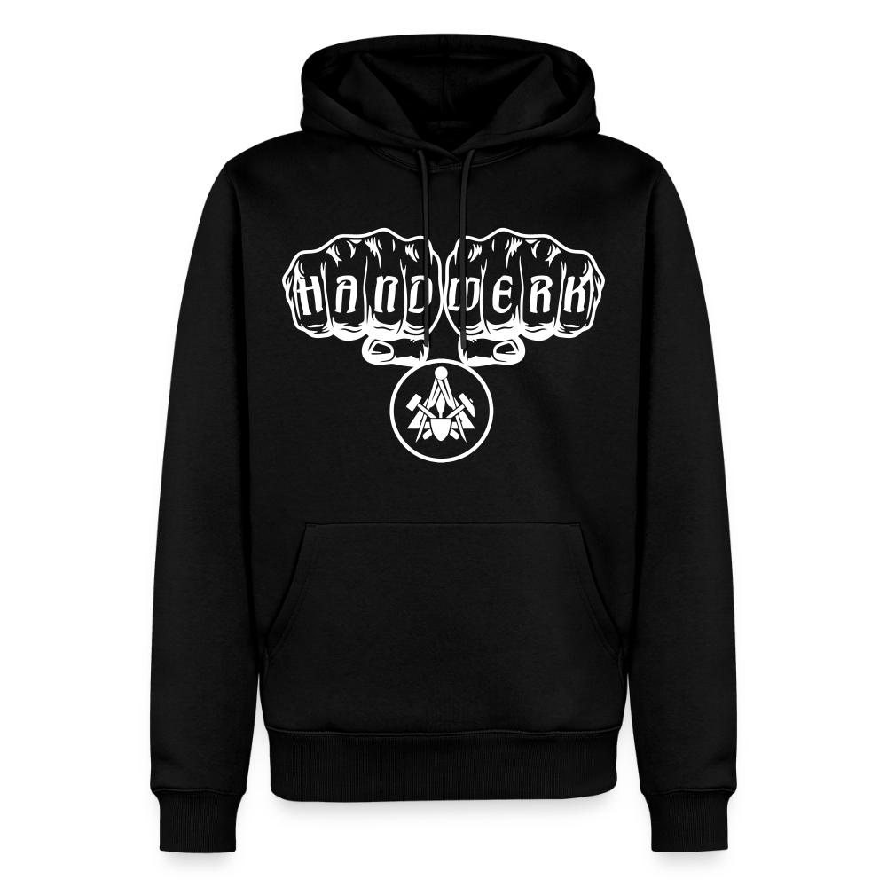 Männer Premium Hoodie "Maurer" - Schwarz
