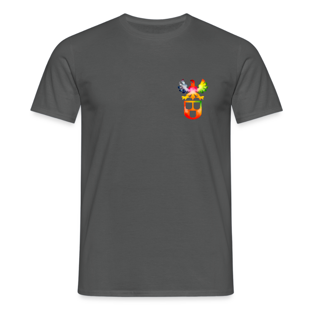 Unisex T-Shirt "Maler" (beidseitig bedruckt) - Anthrazit