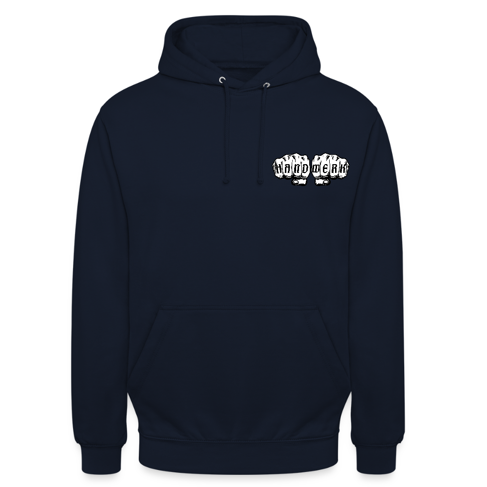 Unisex Hoodie "Drechsler" (beidseitig bedruckt) - Navy