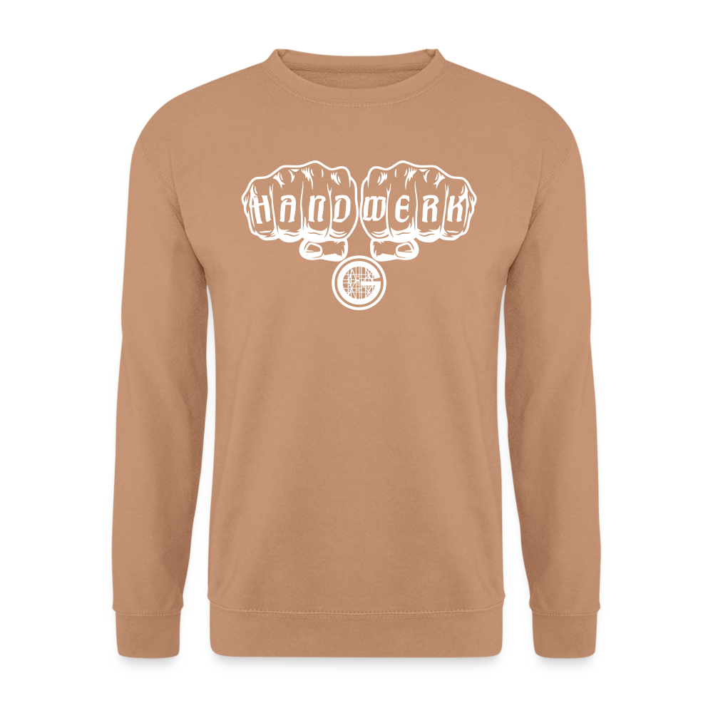 Unisex Pullover "Gerüstbauer" - Mocca