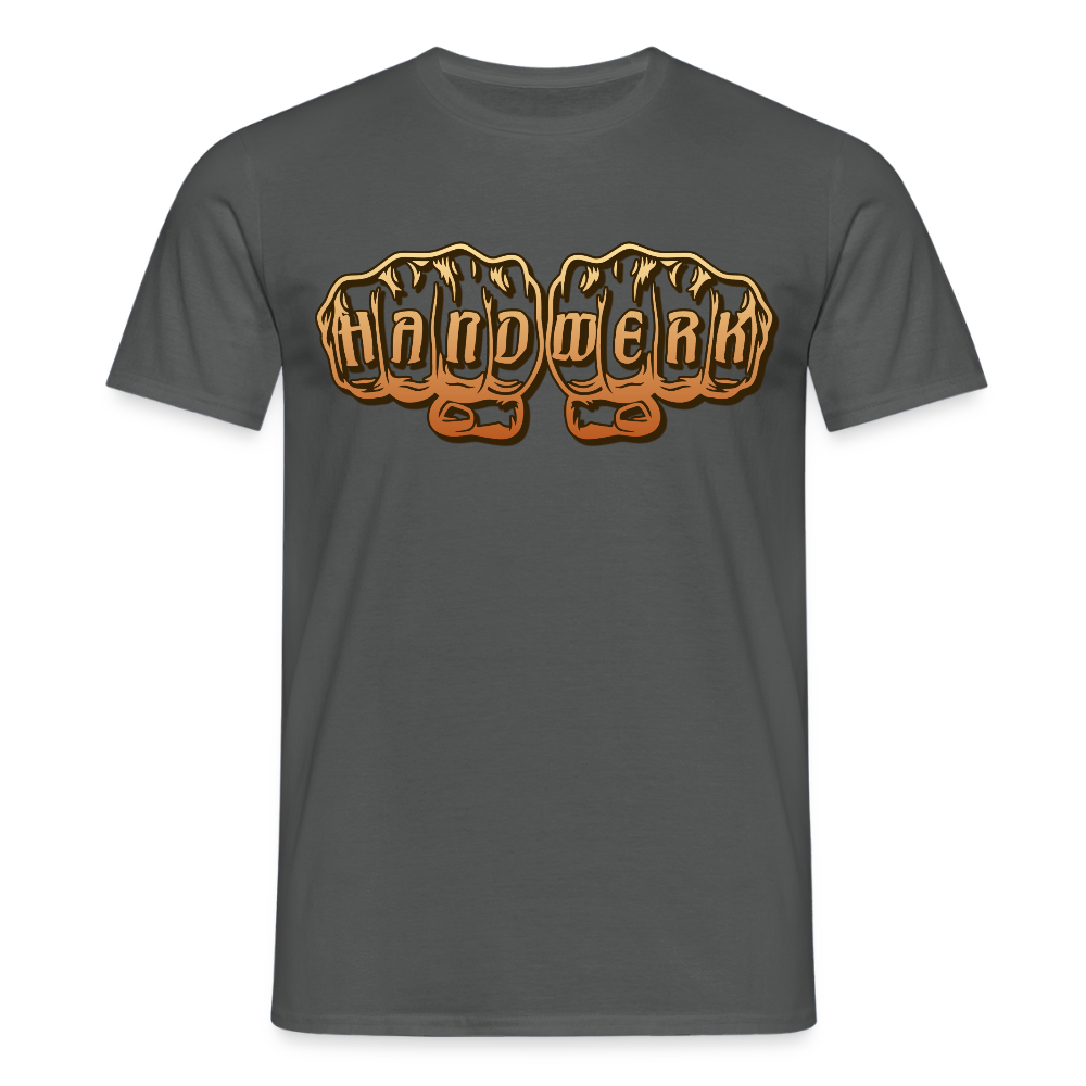 Unisex T-Shirt "Handwerk" Anthrazit Männer T-Shirt