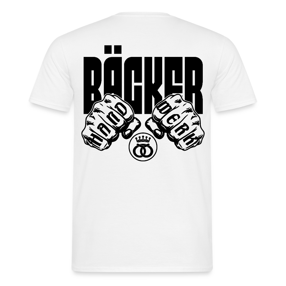 Unisex T-Shirt "Bäcker" - Weiß