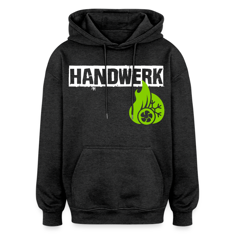 Oversized Unisex Hoodie "Klimatechniker" Anthrazit Oversized Unisex Hoodie