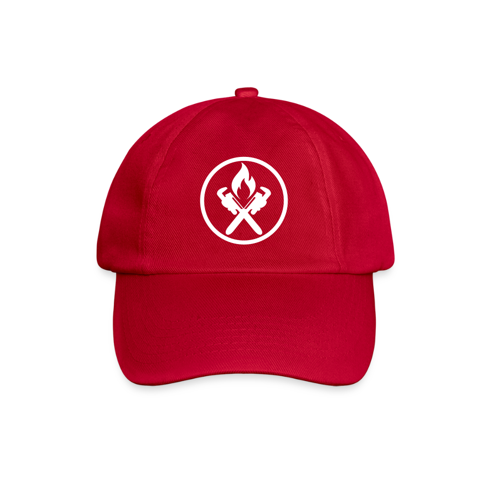 Baseballkappe "Heizungsbauer" - klassisch Rot