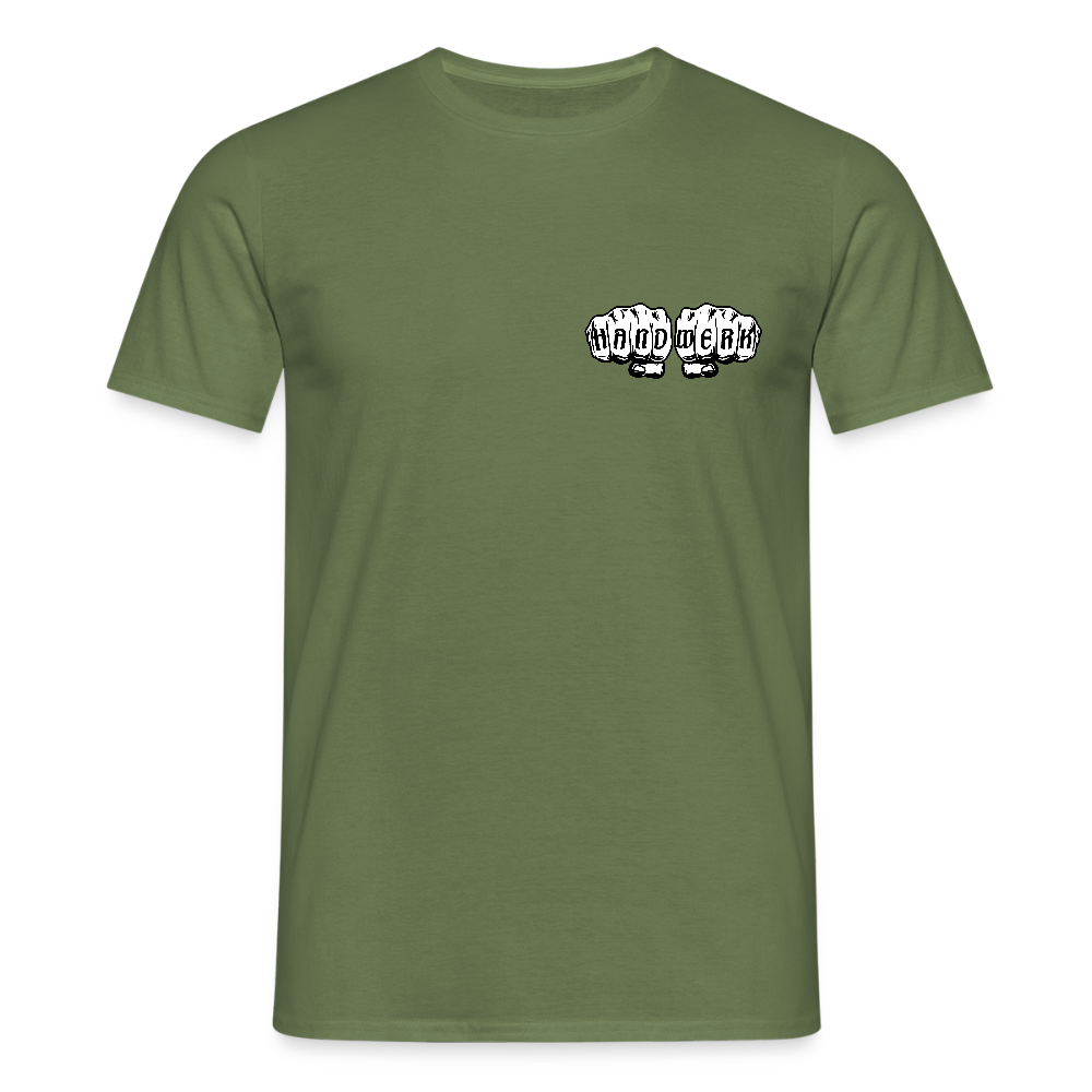 Unisex T-Shirt "Drechsler" (beidseitig bedruckt) - Militärgrün