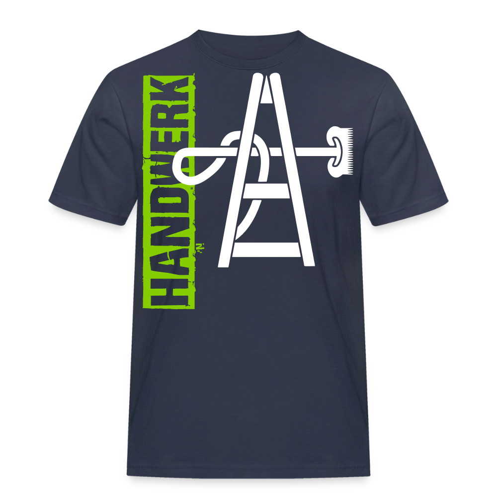 Unisex Workwear T-Shirt "Gebäudereiniger" - Navy