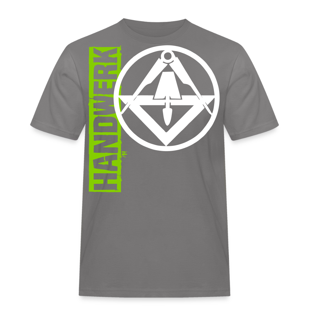 Unisex Workwear T-Shirt "Stuckateur" - Grau