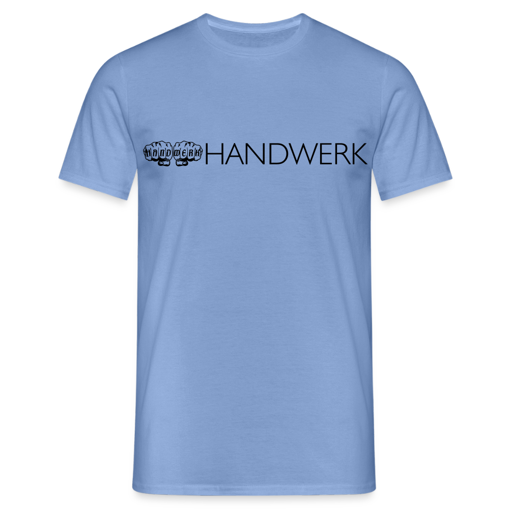 Unisex Handwerk T-Shirt von Spreadconnect in Taubenblau, Männer T-Shirt aus Baumwolle, bequem und stilvoll.