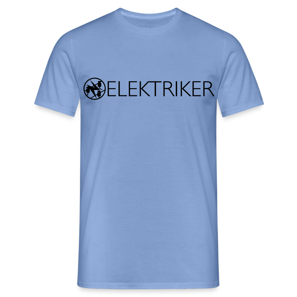 Unisex T-Shirt "Elektriker" carolina blue Männer T-Shirt {{ color }}