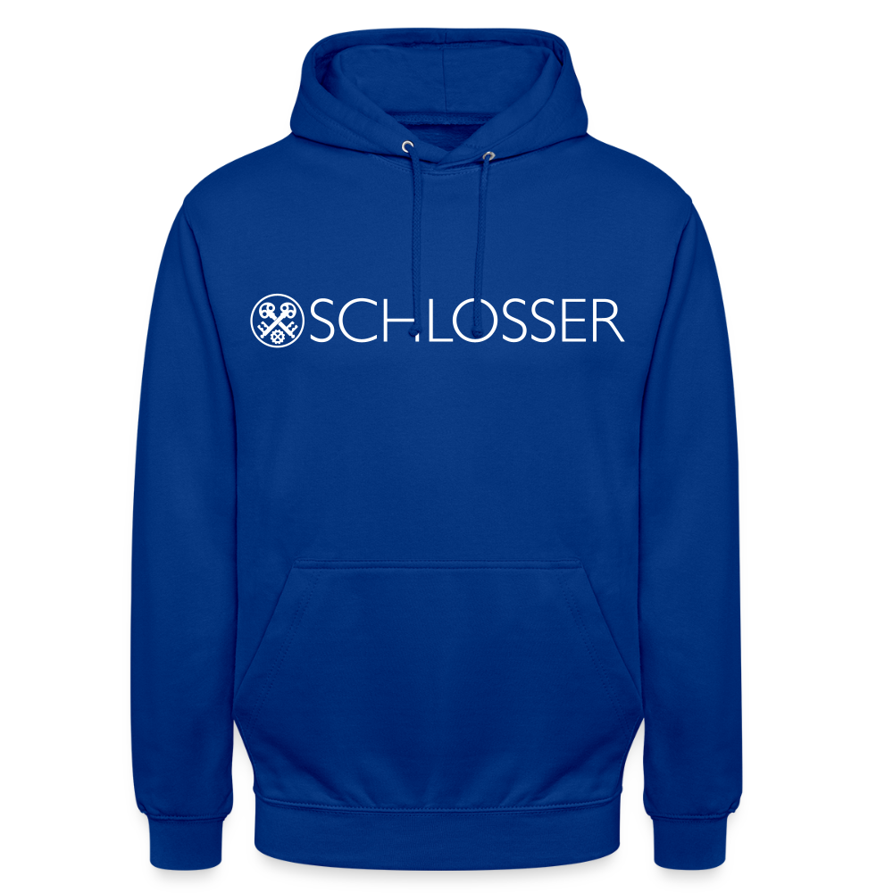 Unisex Hoodie "Schlosser" Royalblau Unisex Hoodie {{ color }}