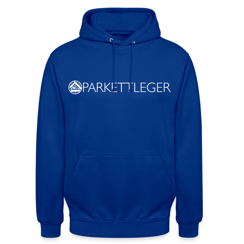 Unisex Hoodie "Parkettleger" Royalblau Unisex Hoodie {{ color }}
