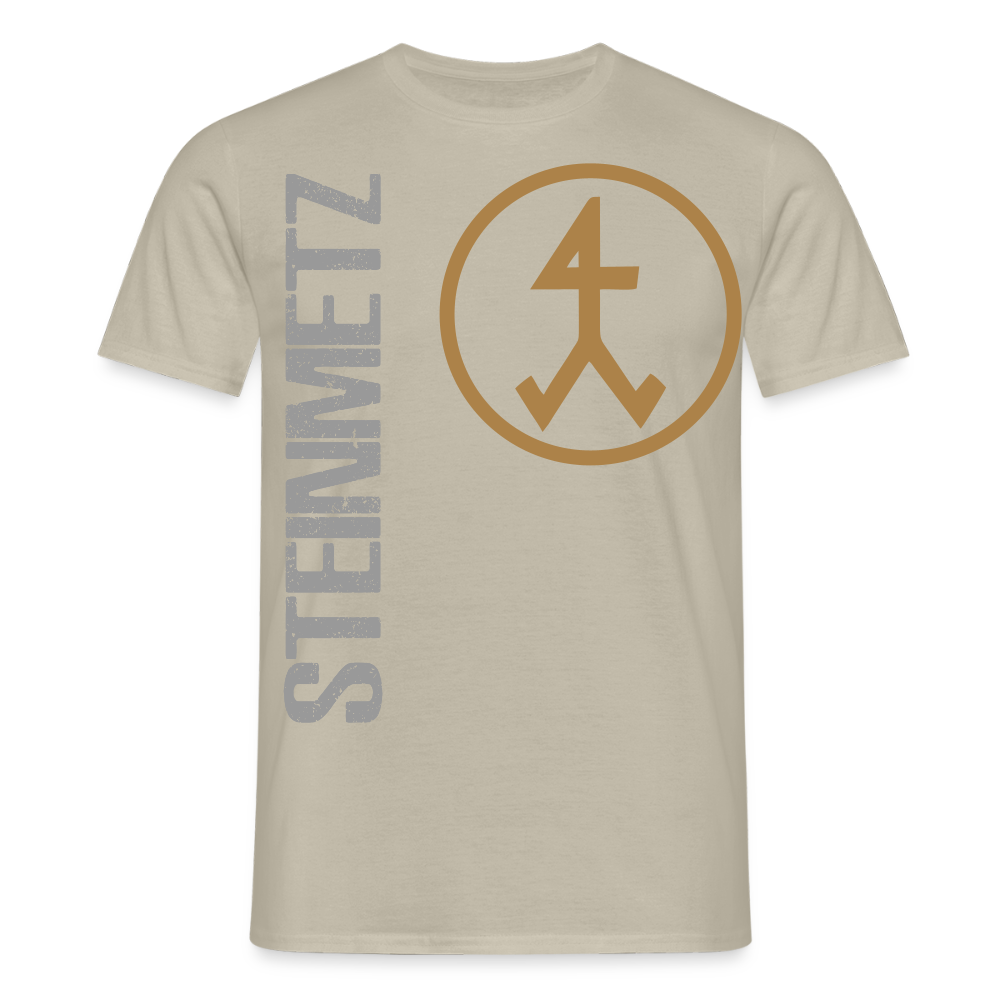 Unisex T-Shirt "Steinmetz" von Spreadconnect, anthrazitfarben, Männer T-Shirt mit Druck, bequemes Baumwollshirt