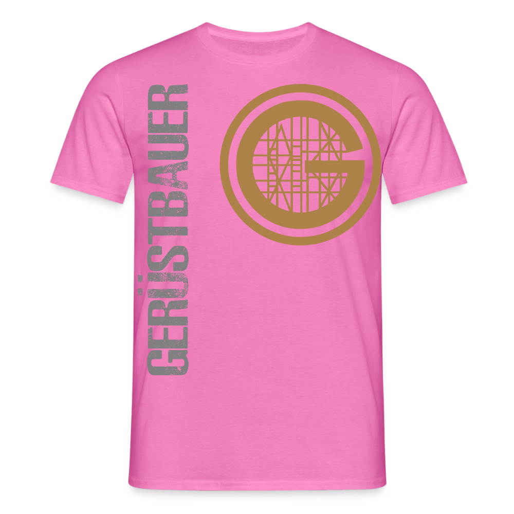 Unisex Männer T-Shirt "Gerüstbauer" von Spreadconnect in Schwarz, bequemes Shirt mit passender Passform und modernen Design.