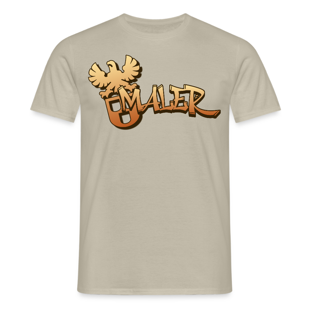 Unisex T-Shirt "Maler" von Spreadconnect in Anthrazit, modernes Männer T-Shirt mit künstlerischem Druck, bequem und stylish.