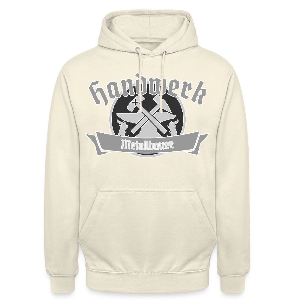 Unisex Hoodie "Metallbauer" Vanille-Milchshake Unisex Hoodie {{ color }}
