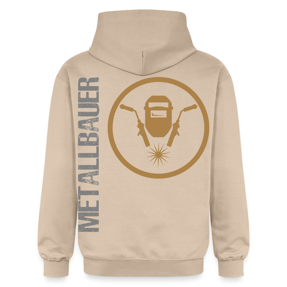 Gildan Unisex Softstyle® "Metallbauer" Sand Gildan Unisex Softstyle® Midweight Hoodie {{ color }}