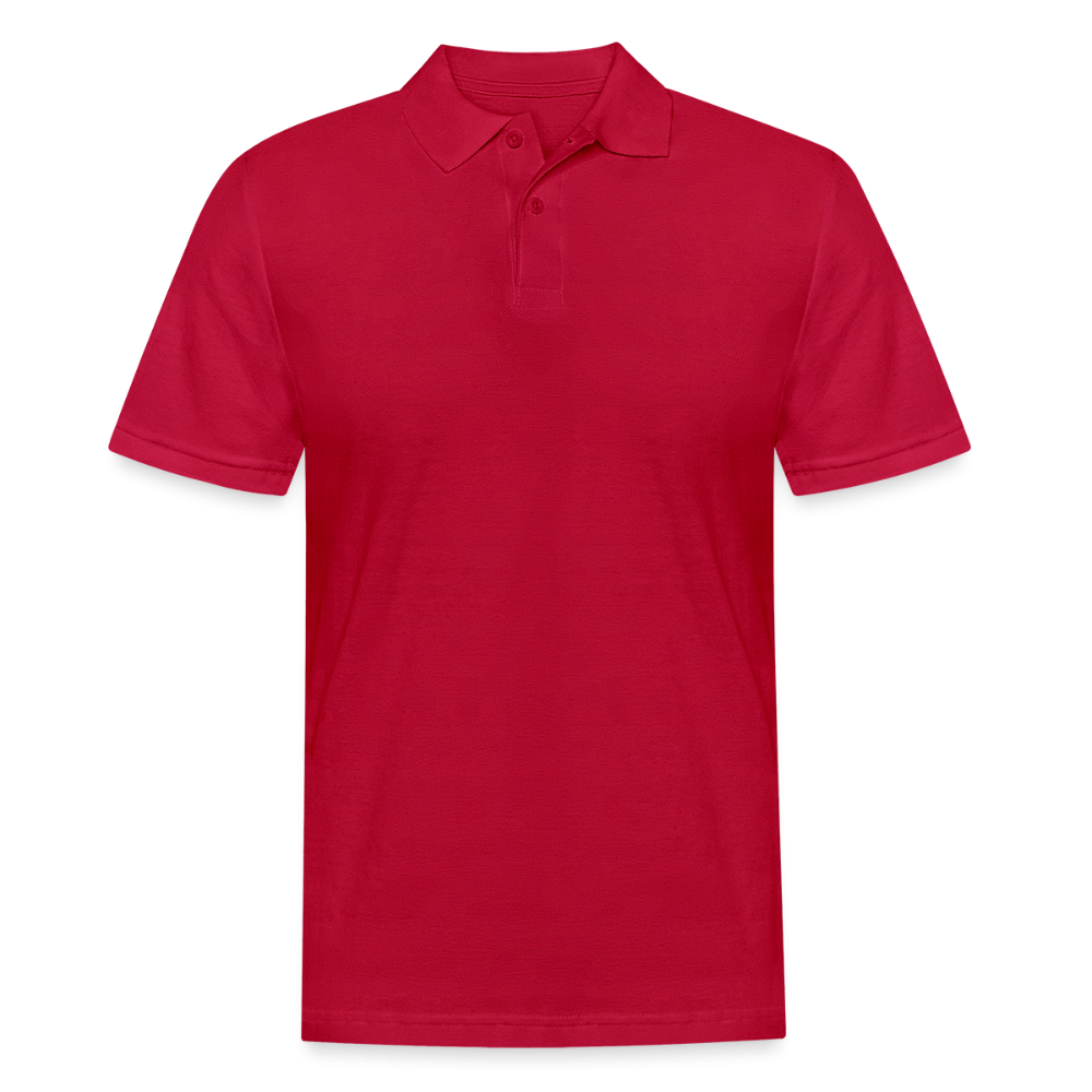 Schwarzes Männer Poloshirt "Drechsler" von Spreadconnect mit Druck auf der Rückseite, bequemes Herren Polo-Shirt in S.