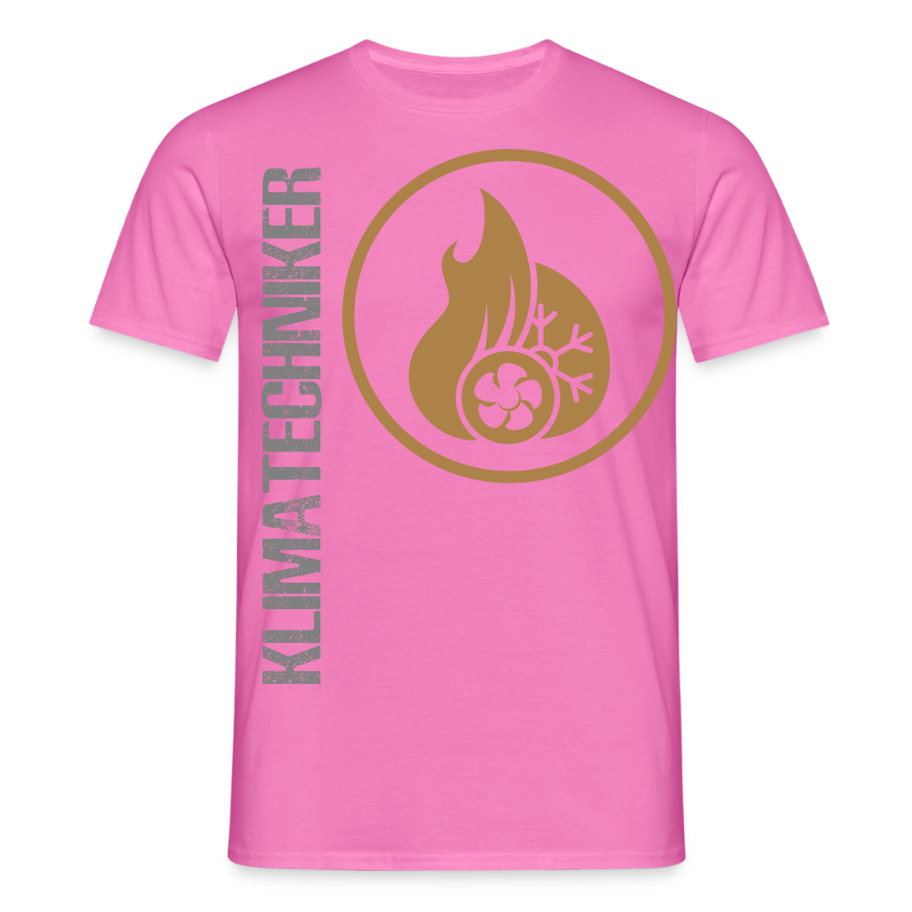 Unisex T-Shirt "Klimatechniker" Pink Männer T-Shirt {{ color }}