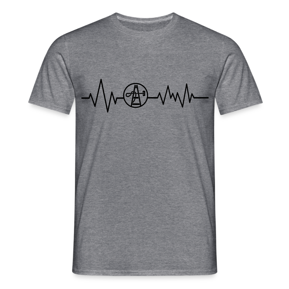 Unisex T-Shirt "Gebäudereiniger" Graphit meliert Männer T-Shirt {{ color }}