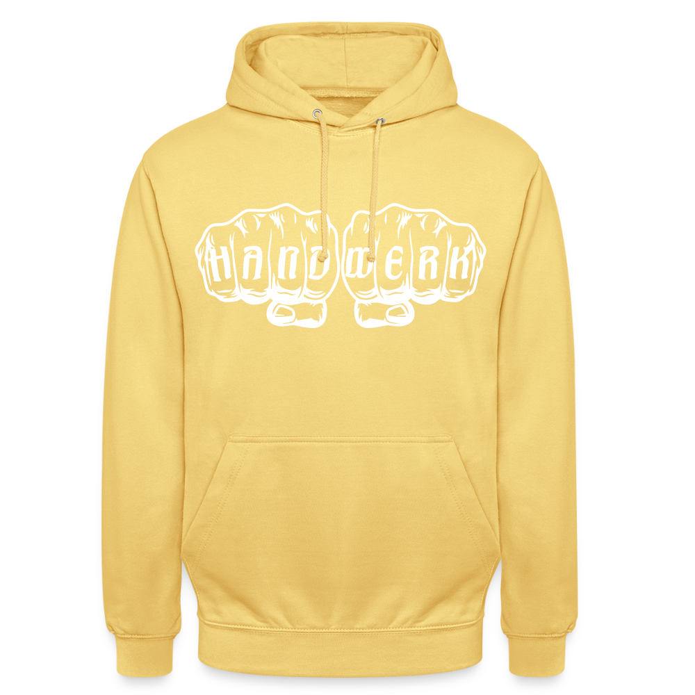 Unisex Hoodie "Handwerk" Zitronengelb Unisex Hoodie {{ color }}
