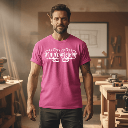 Premium T-Shirt HW-200 | Robust & Vielseitig | Für stolze Handwerker (S-3XL) Azalea Männer Gildan Ultra T-Shirt