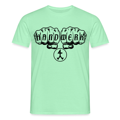 Unisex T-Shirt "Steinmetz" Mintgrün Männer T-Shirt