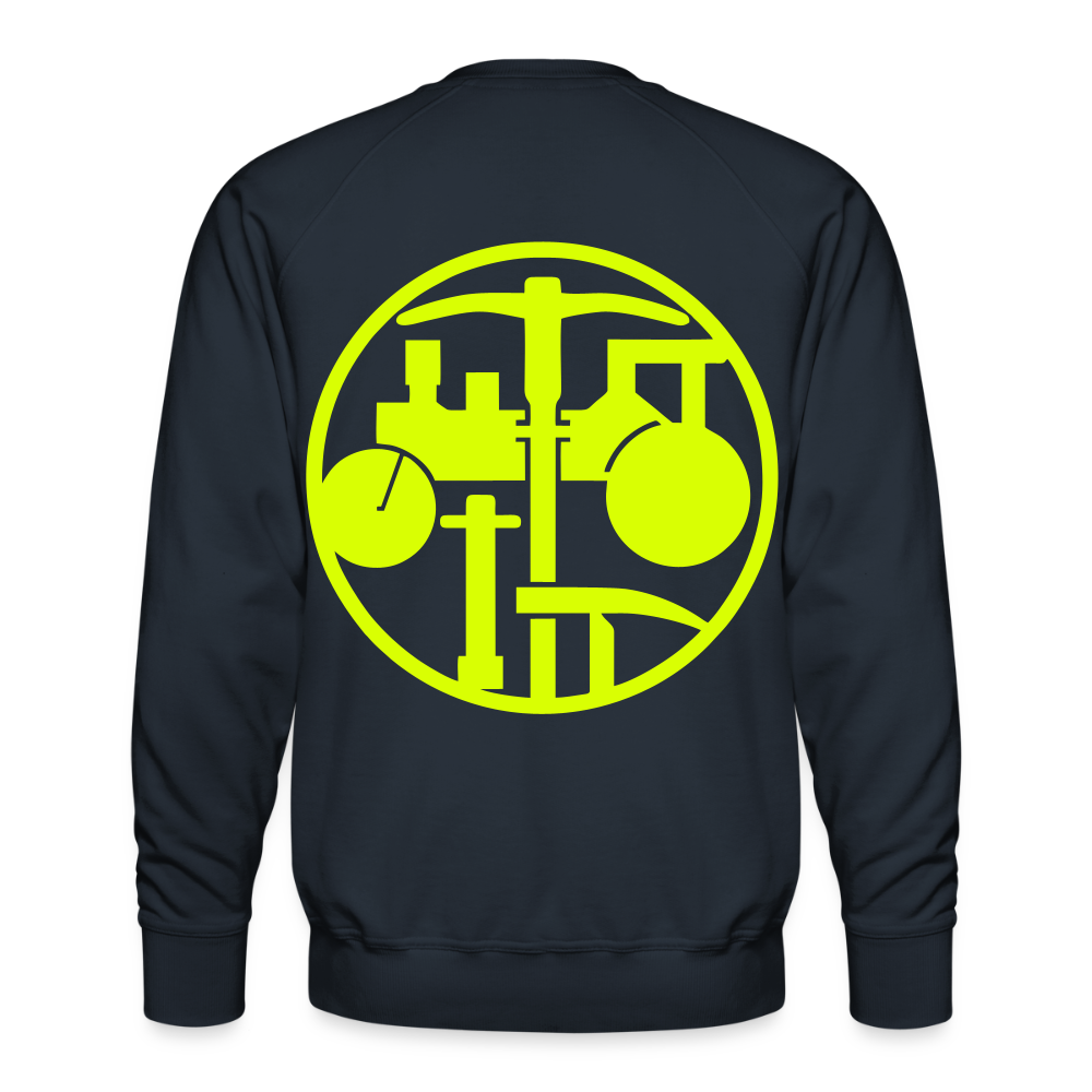 Unisex Premium Pullover "Strassenbauer" neongelb Männer Premium Pullover