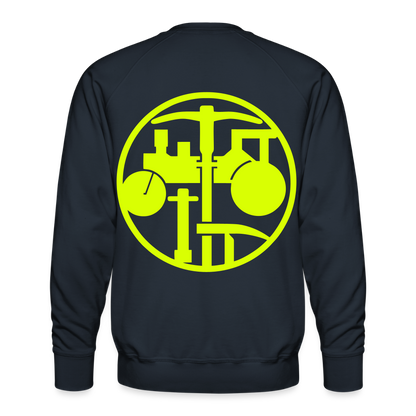 Unisex Premium Pullover "Strassenbauer" neongelb Männer Premium Pullover