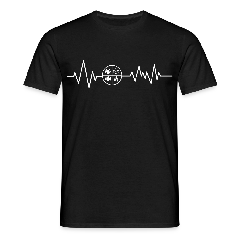 Unisex T-Shirt "Isolierer" Schwarz Männer T-Shirt
