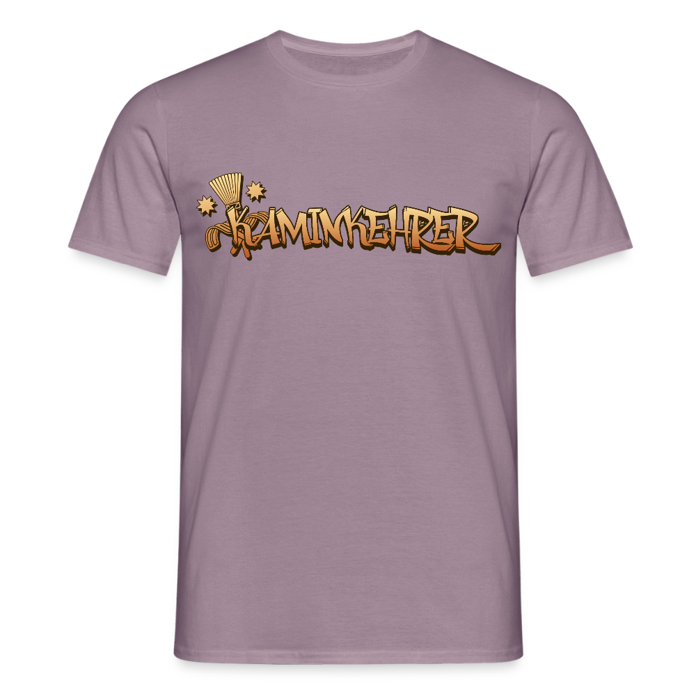 Unisex T-Shirt "Kaminkehrer" Lilagrau Männer T-Shirt
