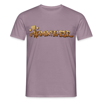 Unisex T-Shirt "Kaminkehrer" Lilagrau Männer T-Shirt