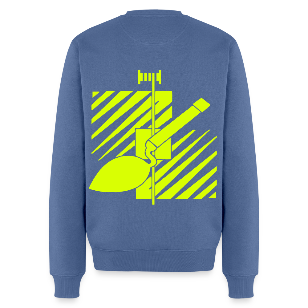 Unisex Premium Pullover "Fliesenleger" neongelb Männer Premium Pullover
