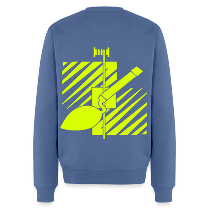 Unisex Premium Pullover "Fliesenleger" neongelb Männer Premium Pullover