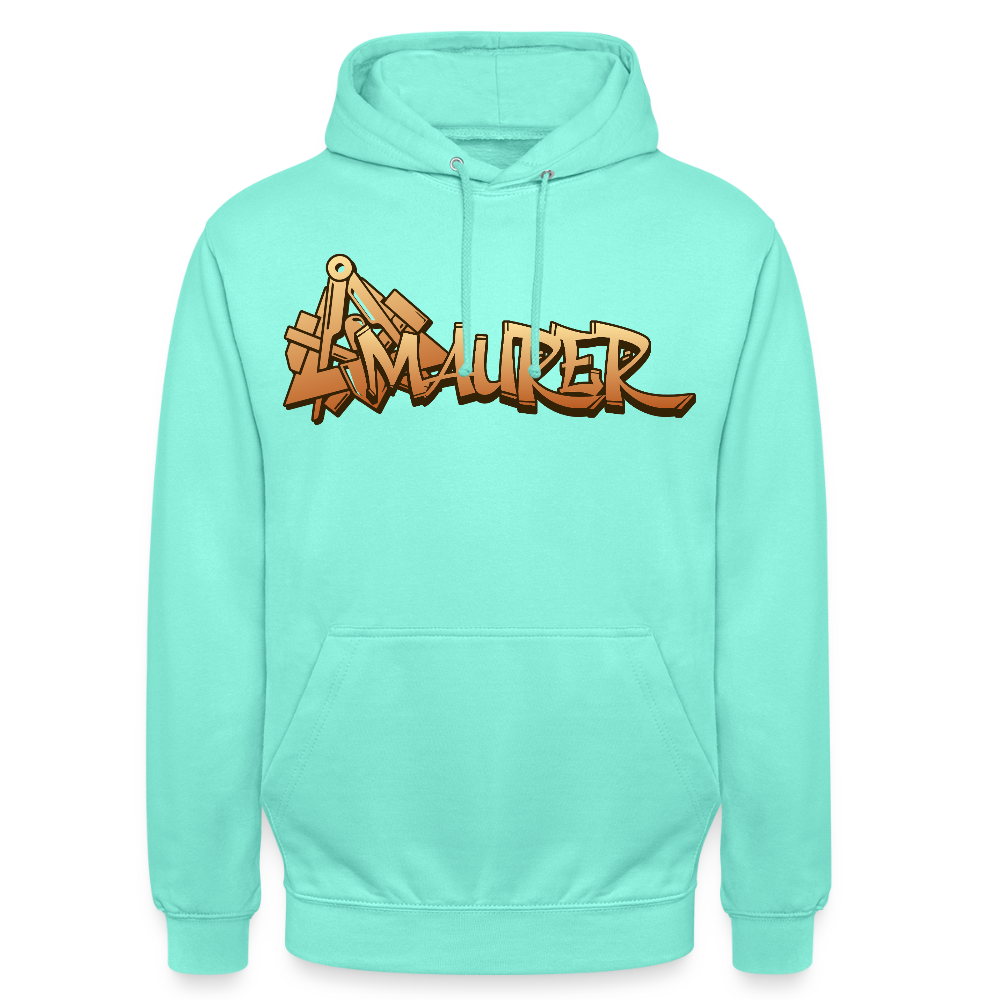 Unisex Hoodie "Maurer" Mint Unisex Hoodie