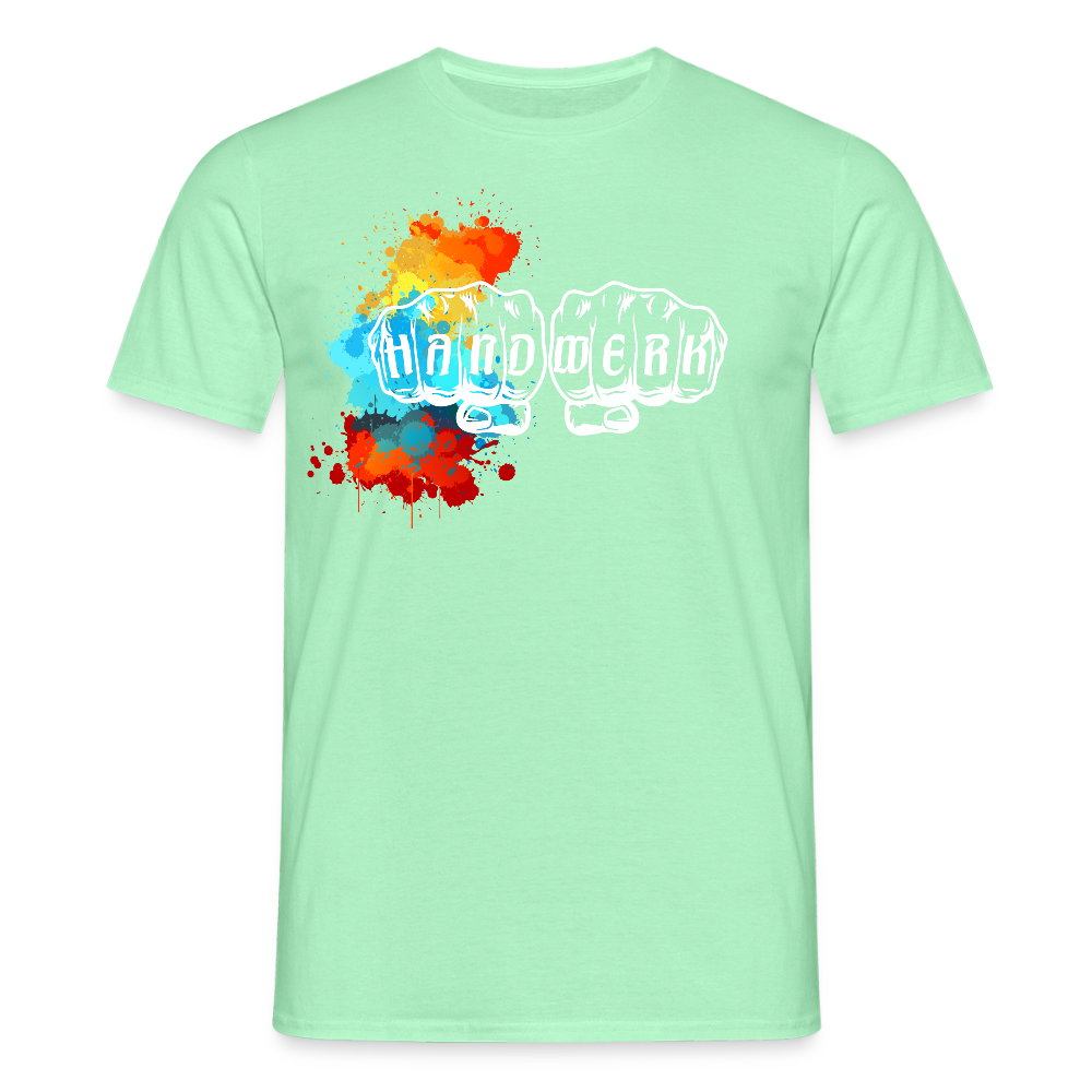 Unisex T-Shirt "Splash" Mintgrün Männer T-Shirt