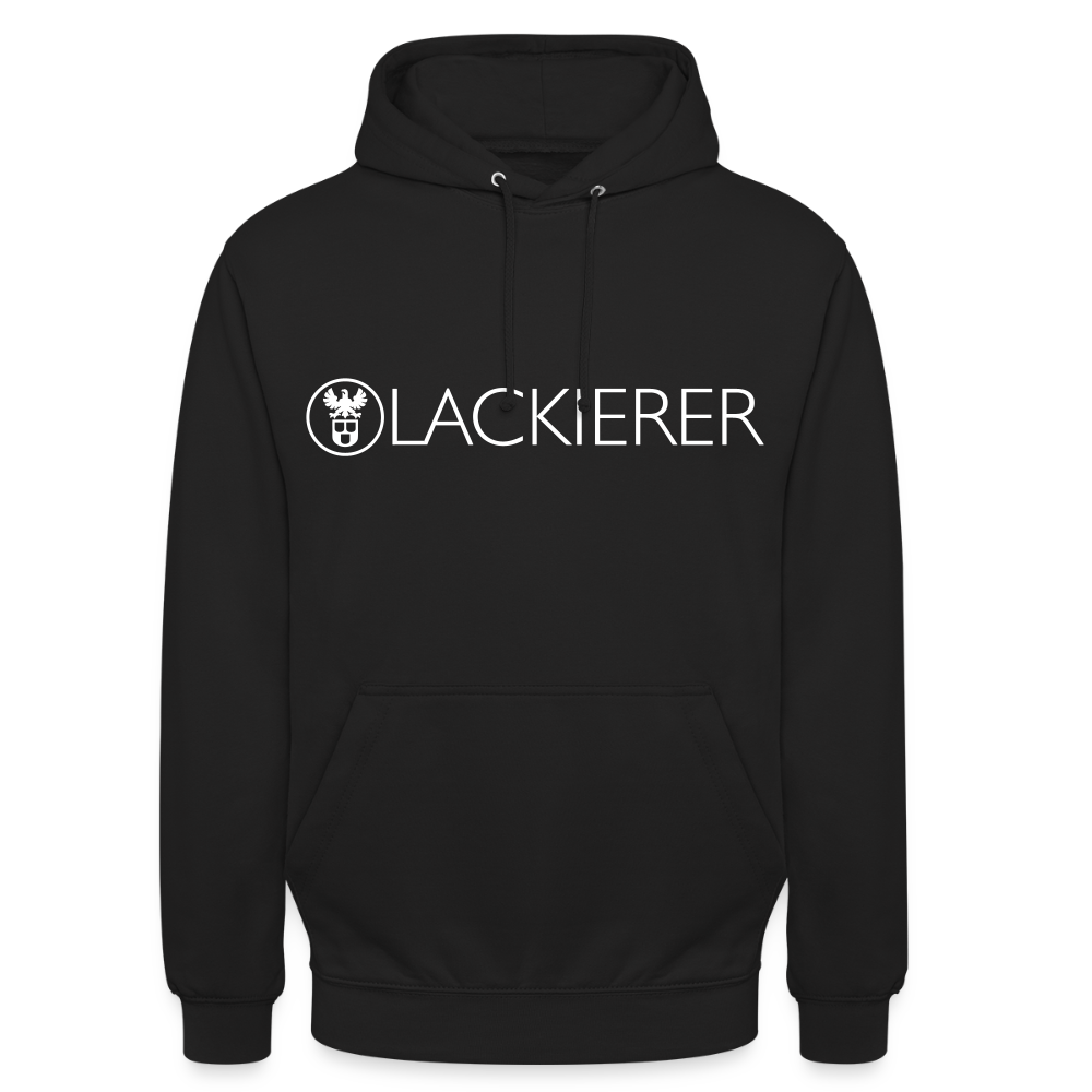 Unisex Hoodie "Lackierer" Schwarz Unisex Hoodie