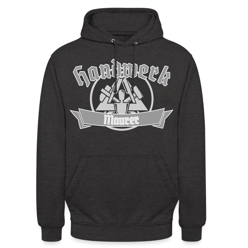 Unisex Hoodie "Maurer" Anthrazit Unisex Hoodie