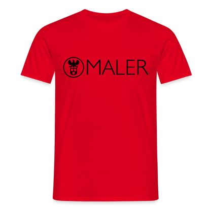 Unisex T-Shirt "Maler" Rot Männer T-Shirt