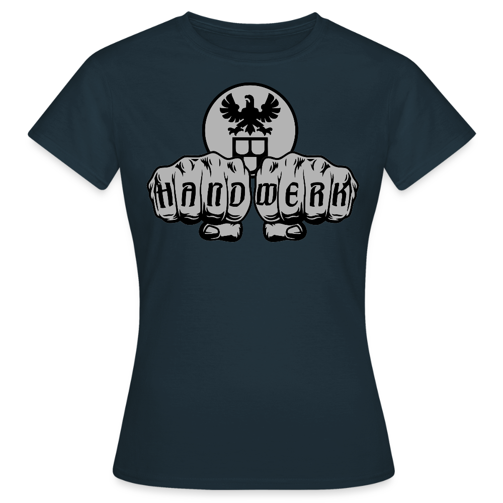 Frauen T-Shirt "Maler" Navy Frauen T-Shirt