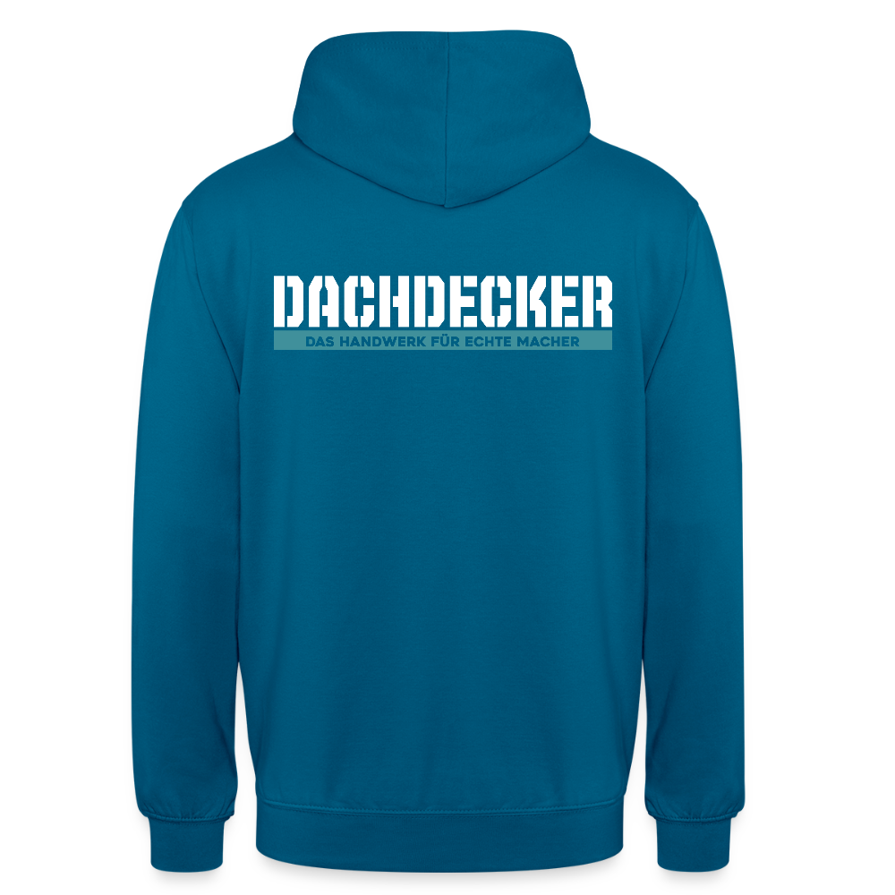 Unisex Hoodie HW-300 | MACHER "Dachdecker" Tiefseeblau Unisex Hoodie {{ color }}
