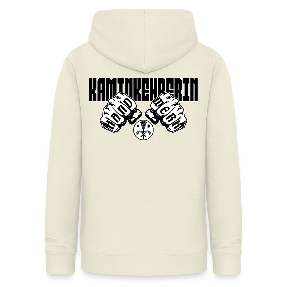 Frauen Hoodie "Kaminkehrerin" (beidseitig beruckt) Vanille-Milchshake Frauen Hoodie