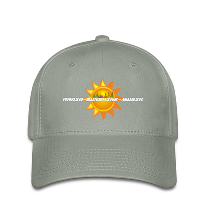 Flexfit Cap "Radio-Sunshine-Musik" Grüngrau Flexfit Cap