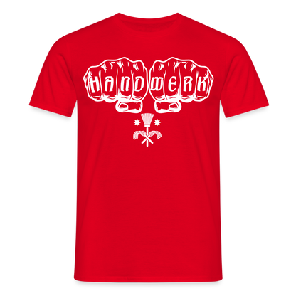 Unisex T-Shirt "Schornsteinfeger" Rot Männer T-Shirt