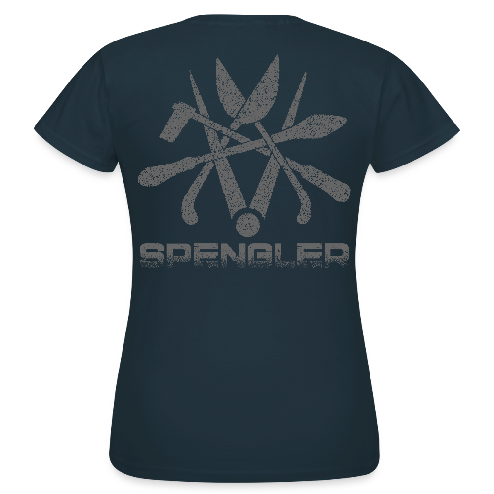 Frauen T-Shirt "Spengler" Navy Frauen T-Shirt
