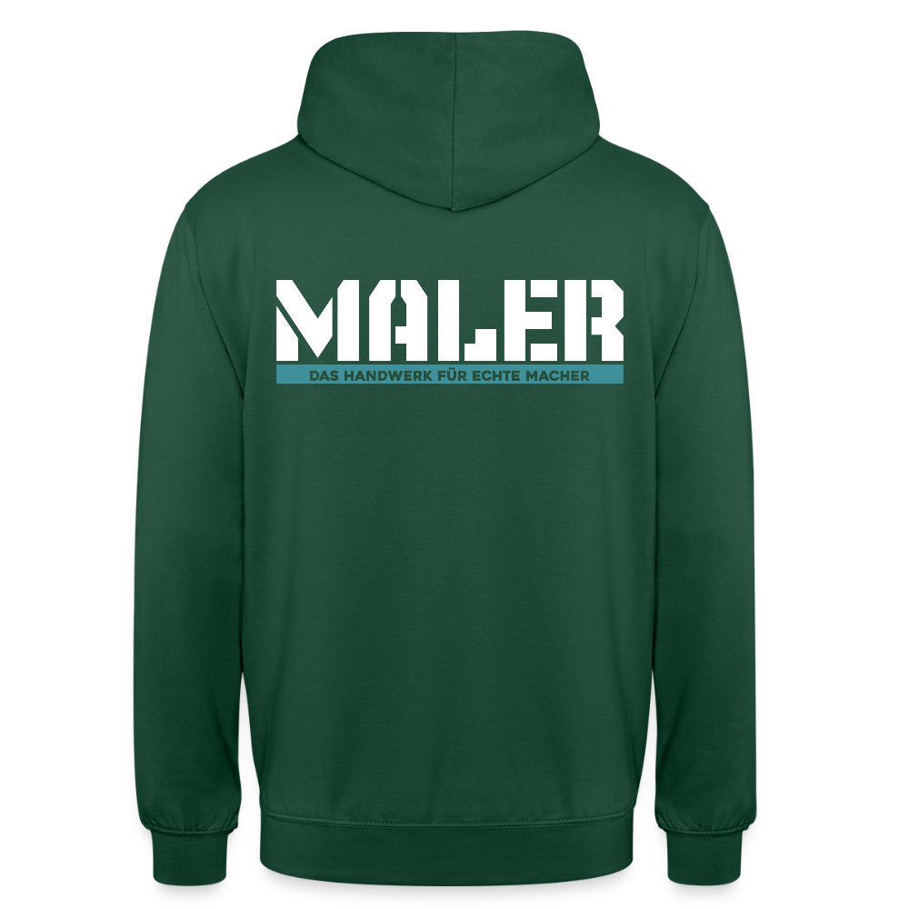Unisex Hoodie HW-300 | MACHER "Maler" Flaschengrün Unisex Hoodie {{ color }}