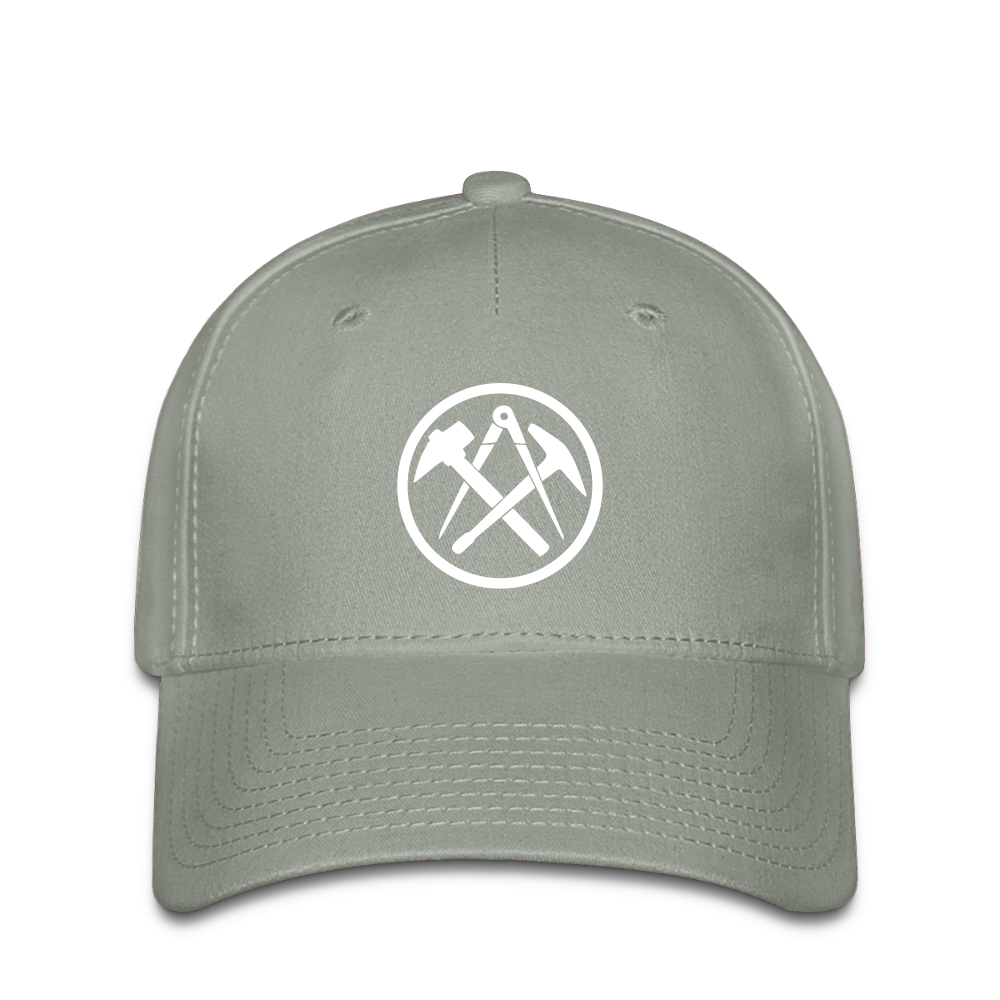 Flexfit Cap "Dachdecker" Grüngrau Flexfit Cap